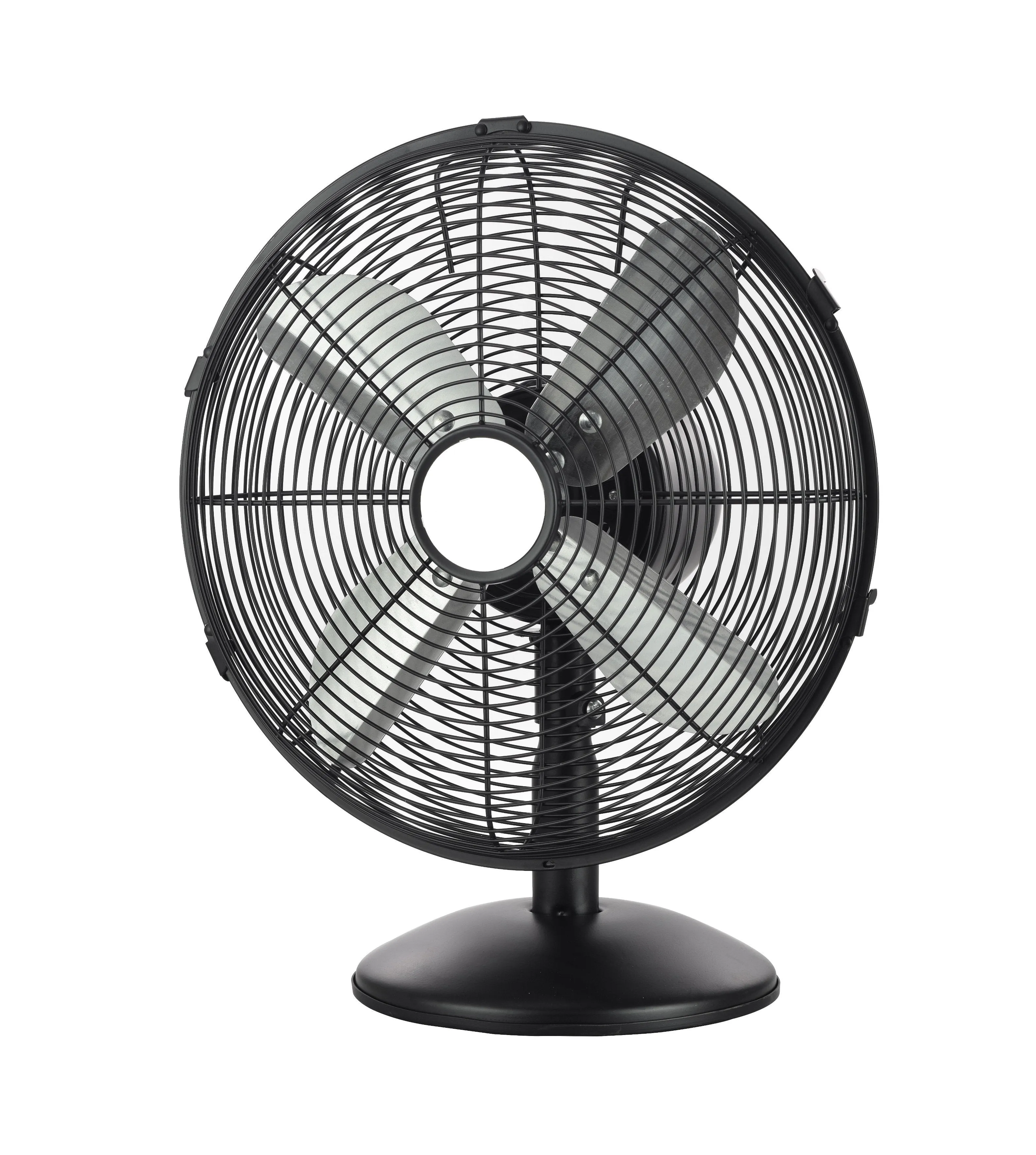 30cm Desk Fan  - Black Metal