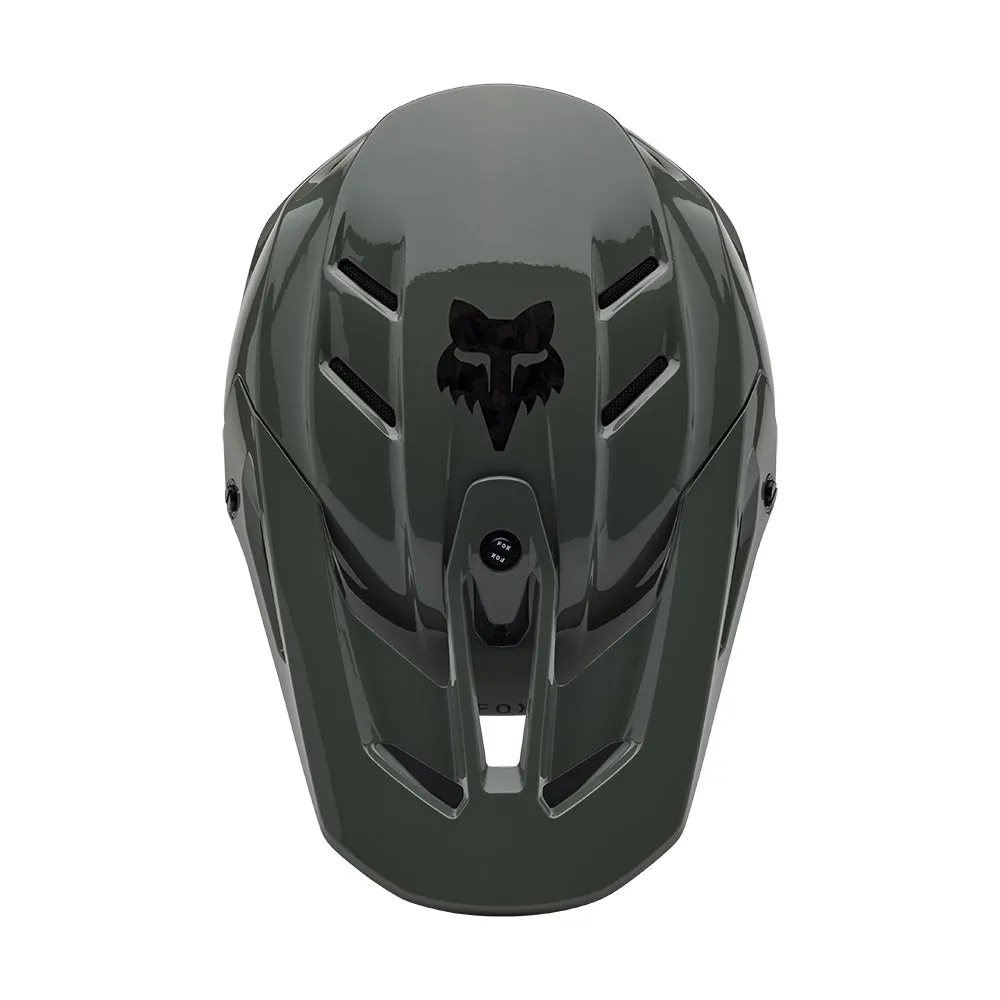 FOX V3 RS CARBON SOLID HELMET MIPS CE [DARK STONE]