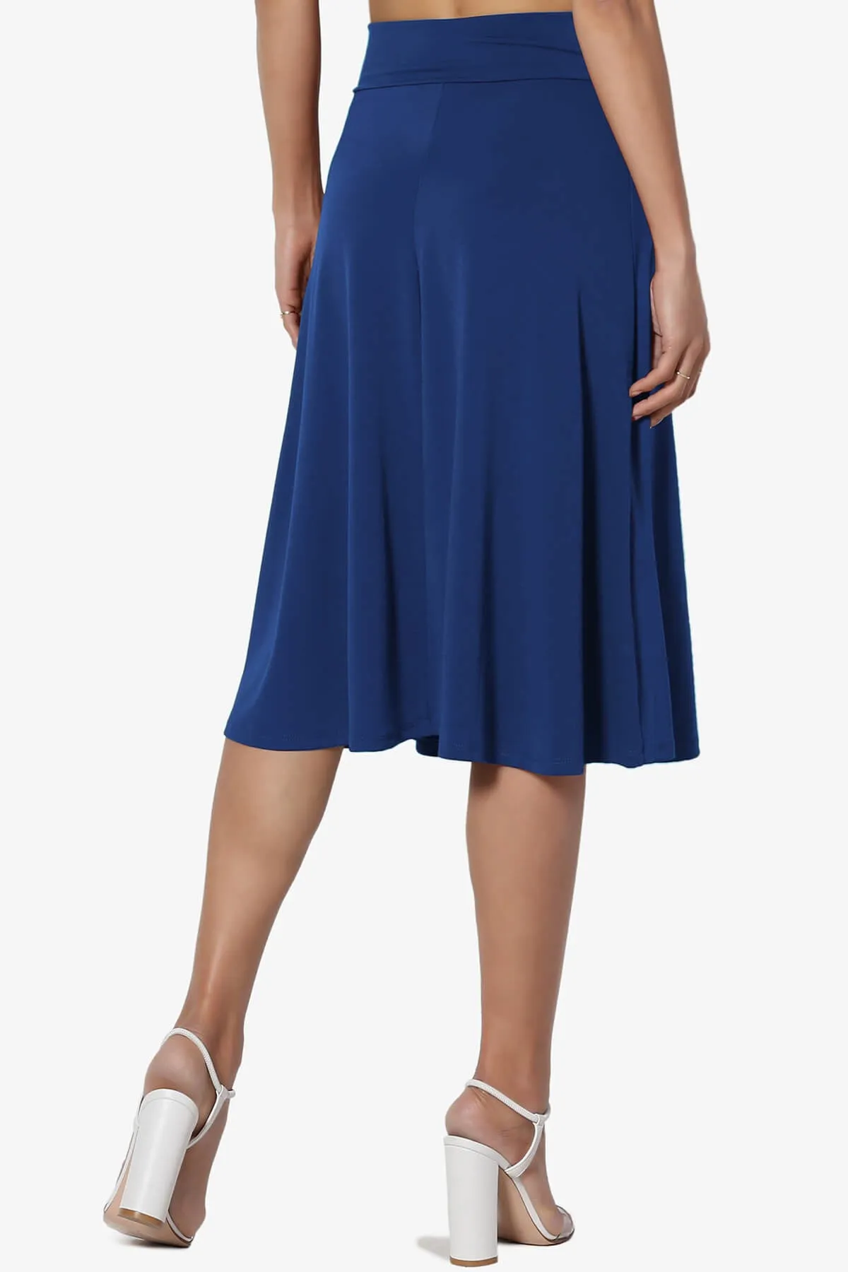 Nolan Stretch Flared Knee Skirt PLUS